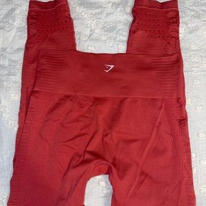 Gymshark Leggings *Coral-ish Red*